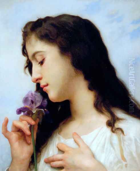 The Iris Oil Painting by William-Adolphe Bouguereau