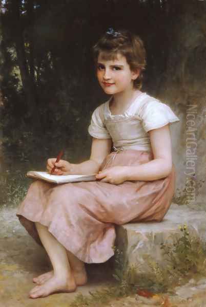 Une vocation (A calling) Oil Painting by William-Adolphe Bouguereau