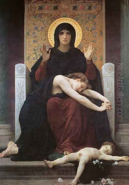 The Virgin of Consolation Oil Painting by William-Adolphe Bouguereau