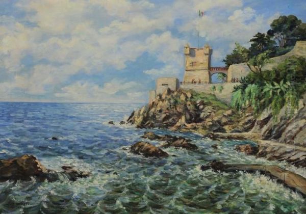 Nervi Oil Painting by Max Usadel