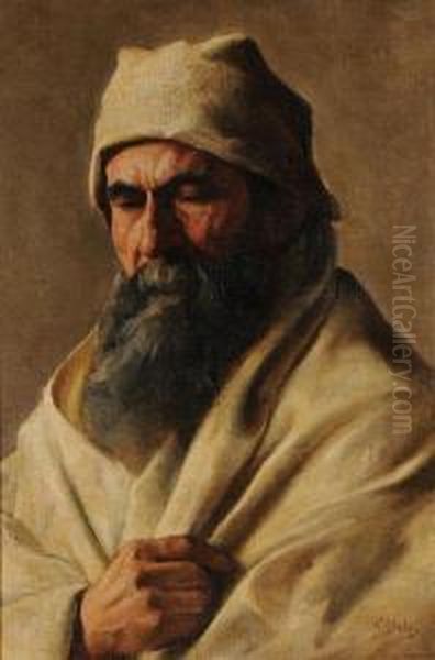 Ritratto Di Vecchio Oil Painting by Stefano Ussi