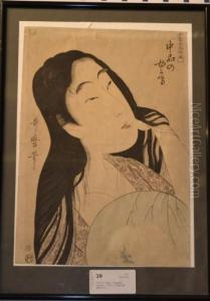 Senza Titolo Oil Painting by Kitagawa Utamaro