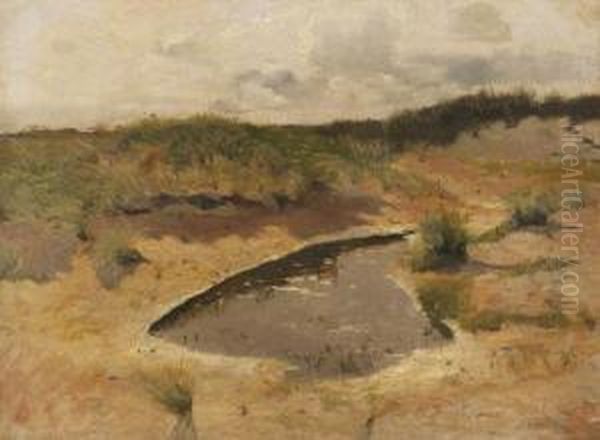 Dunenlandschaft Oil Painting by Max Uth