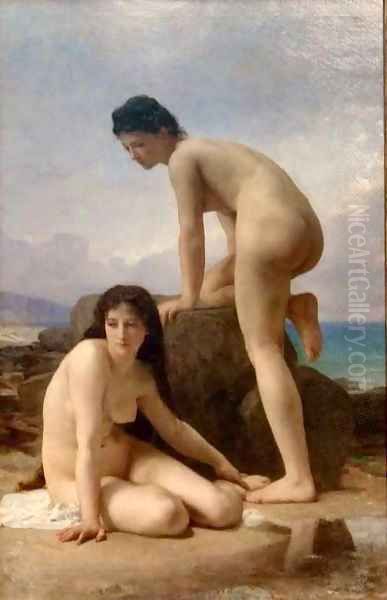 The Bathers Oil Painting by William-Adolphe Bouguereau