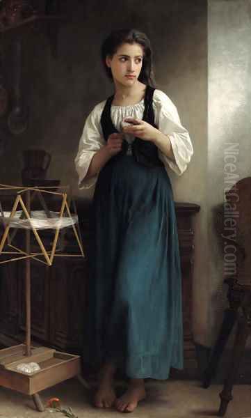 Devideuse Oil Painting by William-Adolphe Bouguereau