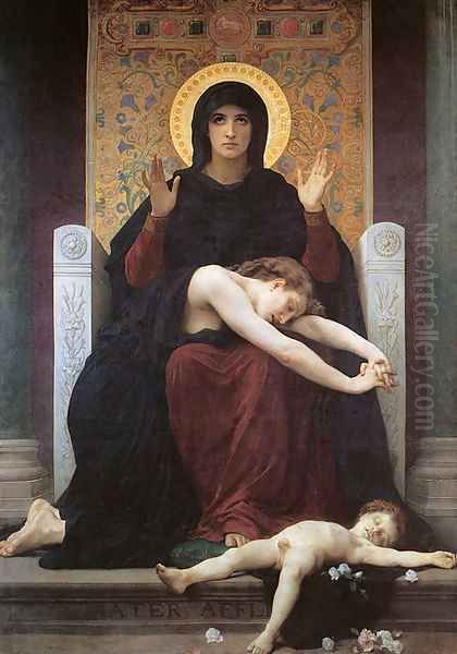 Vierge Consolatrice Oil Painting by William-Adolphe Bouguereau