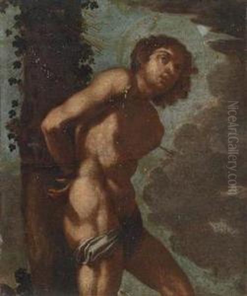 Saint Sebastian Oil Painting by Andrea Vaccaro