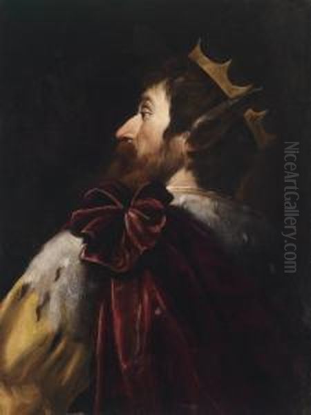 King Midas Oil Painting by Andrea Vaccaro