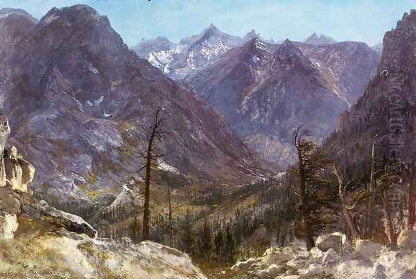 Estes Park Colorado Oil Painting by Albert Bierstadt