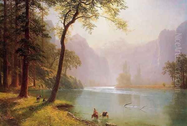 Kern's River Valley, California Oil Painting by Albert Bierstadt