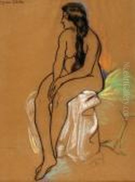 Nude Oil Painting by Suzanne Valadon