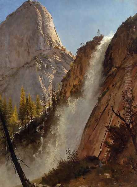 Liberty Cam Yosemite Oil Painting by Albert Bierstadt