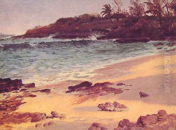 Bahama Cove Oil Painting by Albert Bierstadt