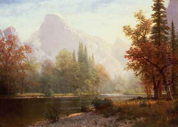 Half Dome, Yosemite Oil Painting by Albert Bierstadt