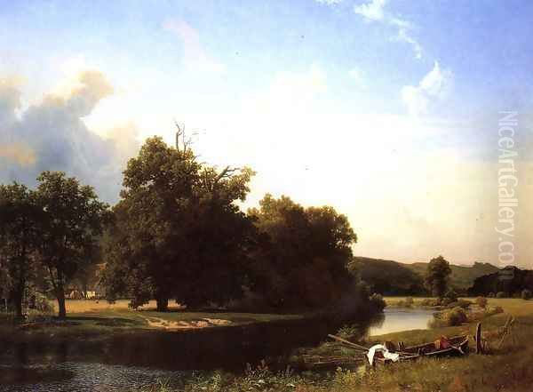 Westphalia Oil Painting by Albert Bierstadt