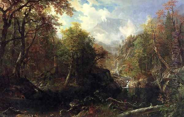 The Emerald Pool Oil Painting by Albert Bierstadt