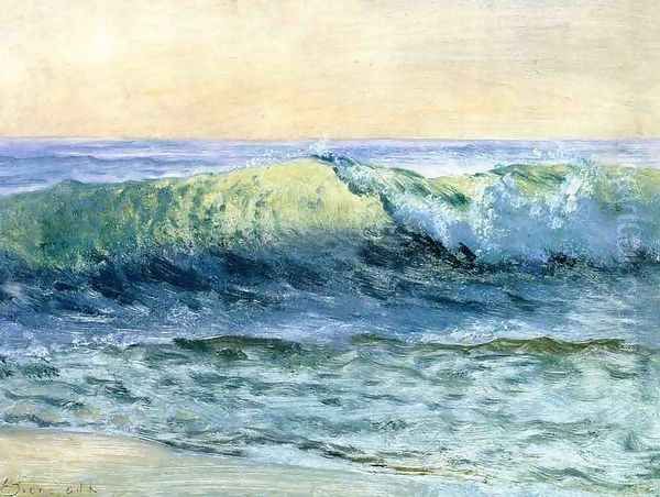 The Wave Oil Painting by Albert Bierstadt