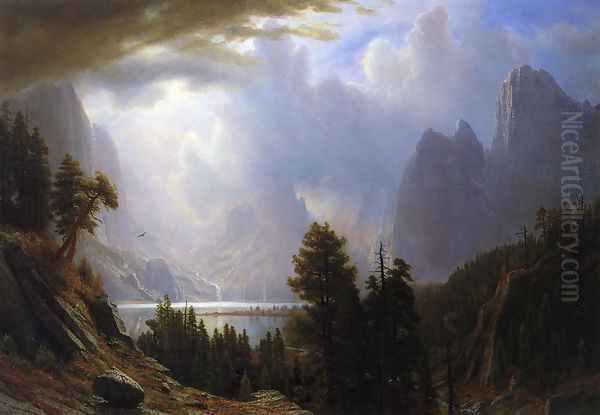 Landscape Oil Painting by Albert Bierstadt