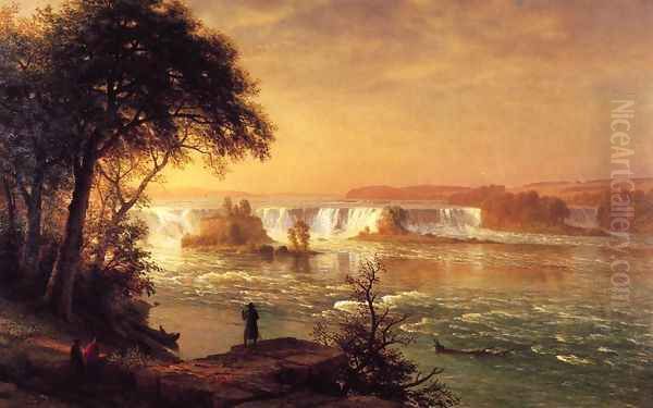 The Falls Of St Anthony Oil Painting by Albert Bierstadt