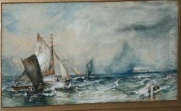 Seascape Oil Painting by William Fleming Vallance