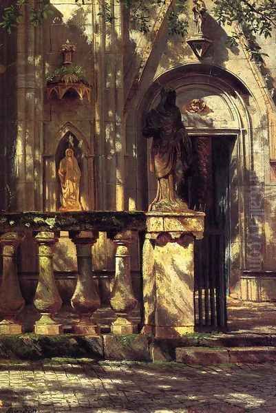 Sunlight And Shadow2 Oil Painting by Albert Bierstadt