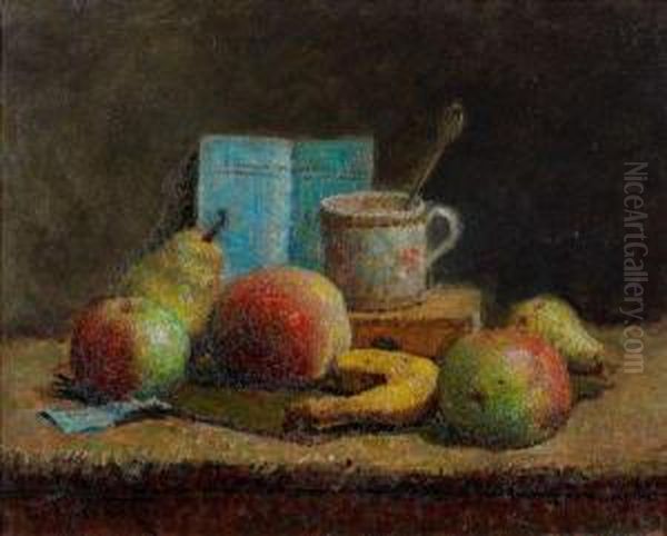 Nature Morte Oil Painting by Ludovic Vallee