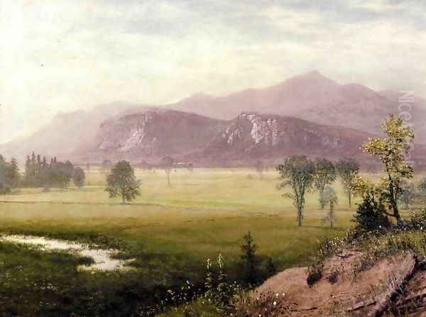 Conway Meadows New Hampshire Oil Painting by Albert Bierstadt