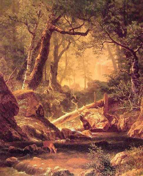 White Mountains New Hampshire Oil Painting by Albert Bierstadt