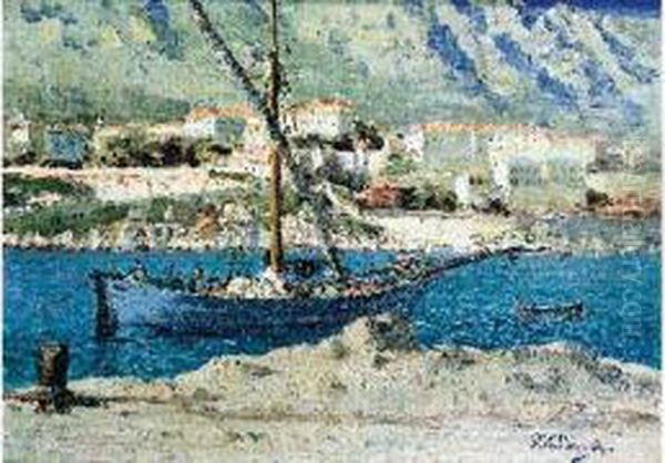 Monte-carlo Oil Painting by Paul Felix Vallois