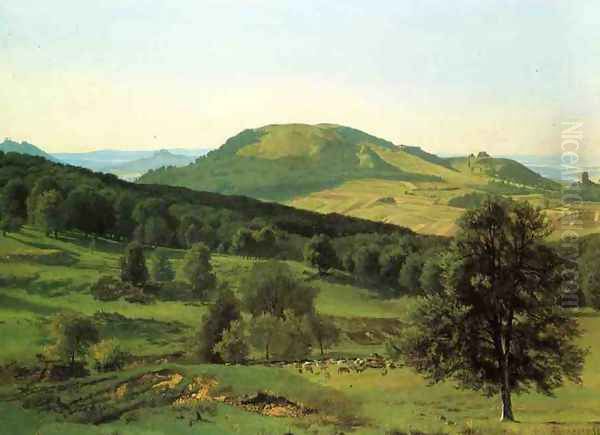 Hill And Dale Oil Painting by Albert Bierstadt