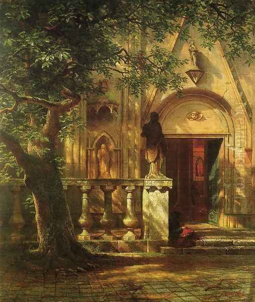 Sunlight and Shadow Oil Painting by Albert Bierstadt