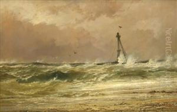 Mouth Of The Tees Oil Painting by Henry Valter