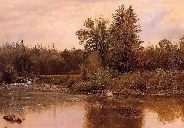 Landscape New Hampshire Oil Painting by Albert Bierstadt