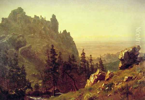 Wind River Country Oil Painting by Albert Bierstadt