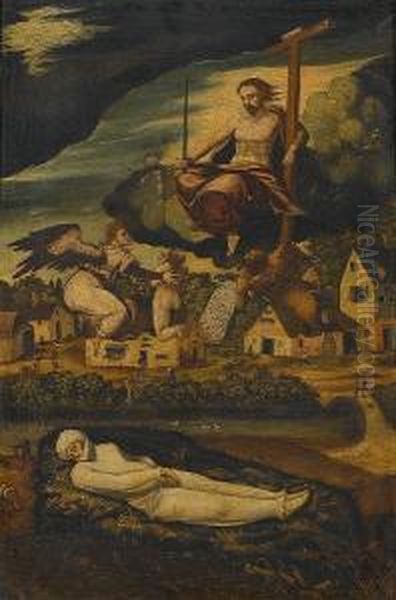 Allegory Of Death Oil Painting by Jan van Amstel