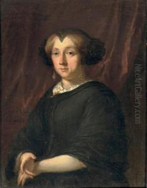 Portrait Of A Lady Oil Painting by Pieter Van Anraadt