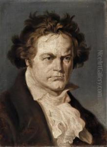 Beethovens Oil Painting by Ludwig Van Beethoven