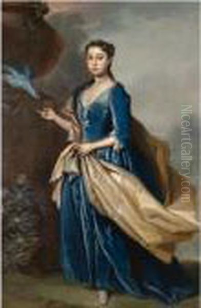 Portrait Of A Lady Oil Painting by Richard Van Bleek