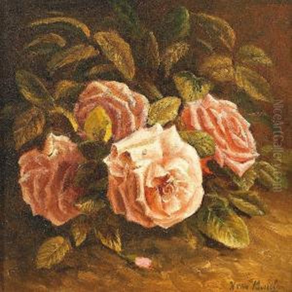 Rosenbluten Oil Painting by Helena Maria Van Borselen