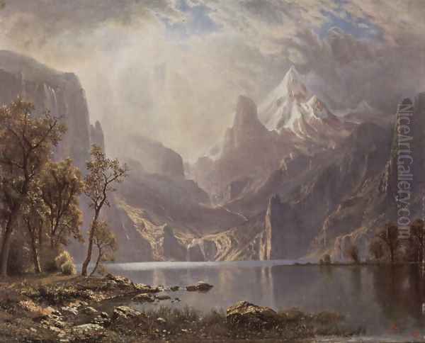 Lake Tahoe 2 Oil Painting by Albert Bierstadt