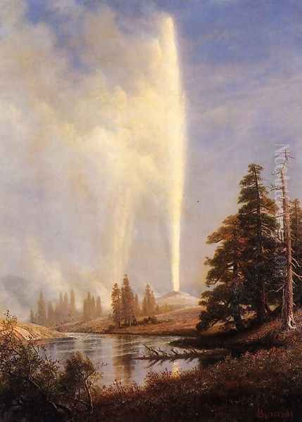 Old Faithful I Oil Painting by Albert Bierstadt