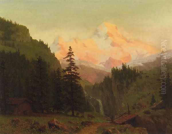 Landscape II Oil Painting by Albert Bierstadt