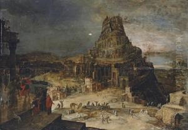 The Tower Of Babel Oil Painting by Hendrick van Cleve