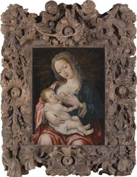 The Virgin And Child Oil Painting by Joos Van Cleve