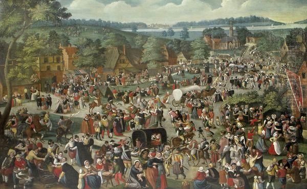 La Fete De Saint-georges Oil Painting by Marten Van Cleve