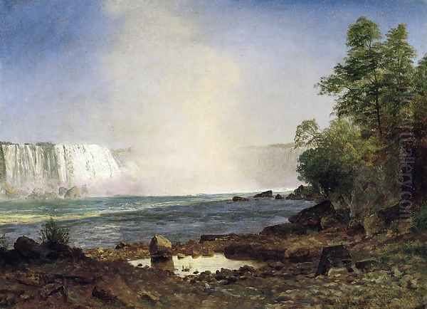 Niagara Falls Oil Painting by Albert Bierstadt