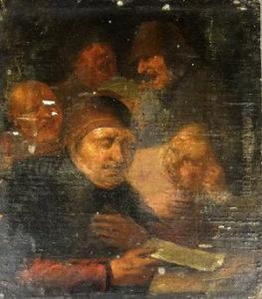 Men Singing In An Interior by Joos van Craesbeeck