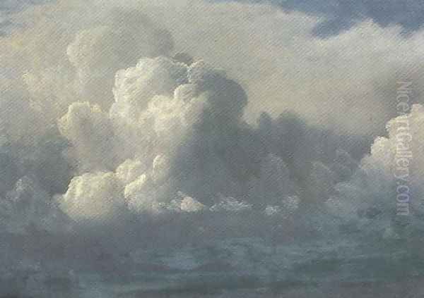 Storm Clouds 1880 Oil Painting by Albert Bierstadt