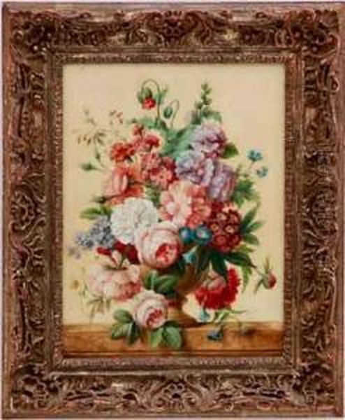 Floral Still Life Oil Painting by Jan Frans Van Dael