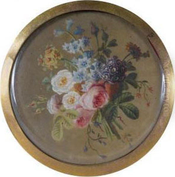 Jetee De Fleurs Oil Painting by Jan Frans Van Dael